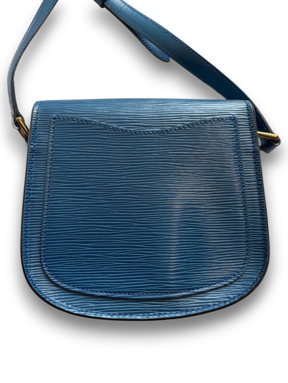 Vtg. Louis Vuitton Saint Cloud PM Shoulder/Crossbody Bag,Toledo Blue Epi Leather - Picture 7 of 12